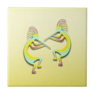 2 Kokopelli #86 Tile