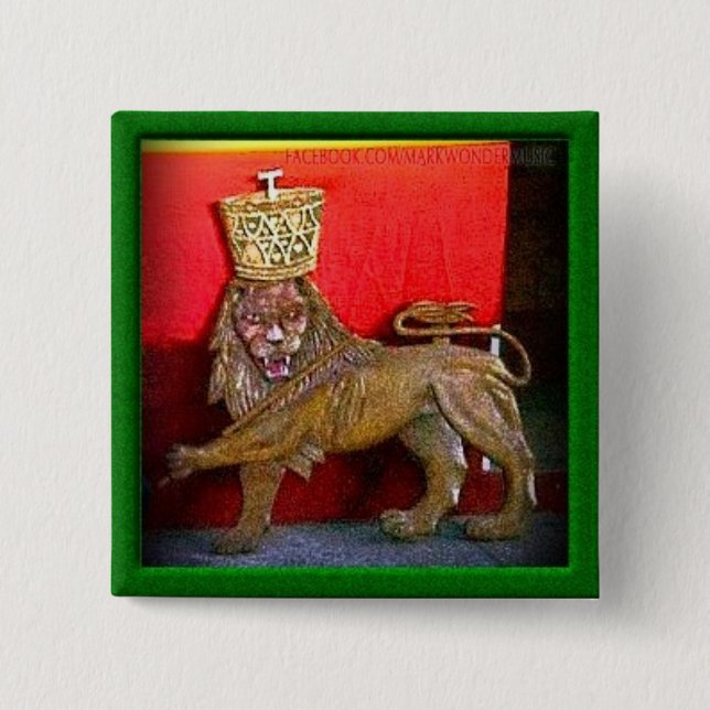 2" Lion of Judah Badge Button (Front)
