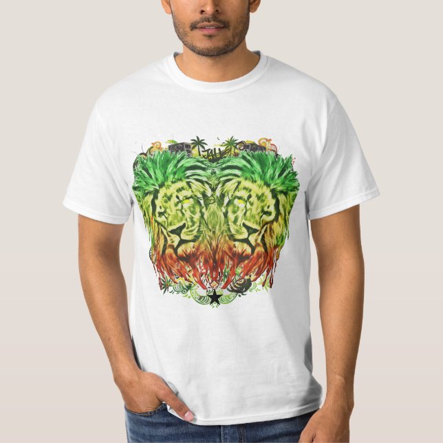 2 Lion  T-Shirt (Front)