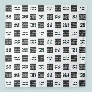 2 Logos Simple Repeating Logos White Tapestry