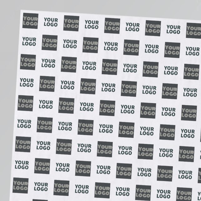 2 Logos Simple Repeating Logos | White Tissue Paper (Creator Uploaded)