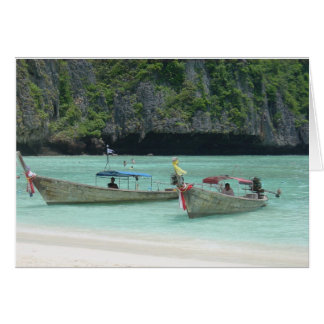 2 Longtail Boats - Phi Phi Islands, Thailand Cards