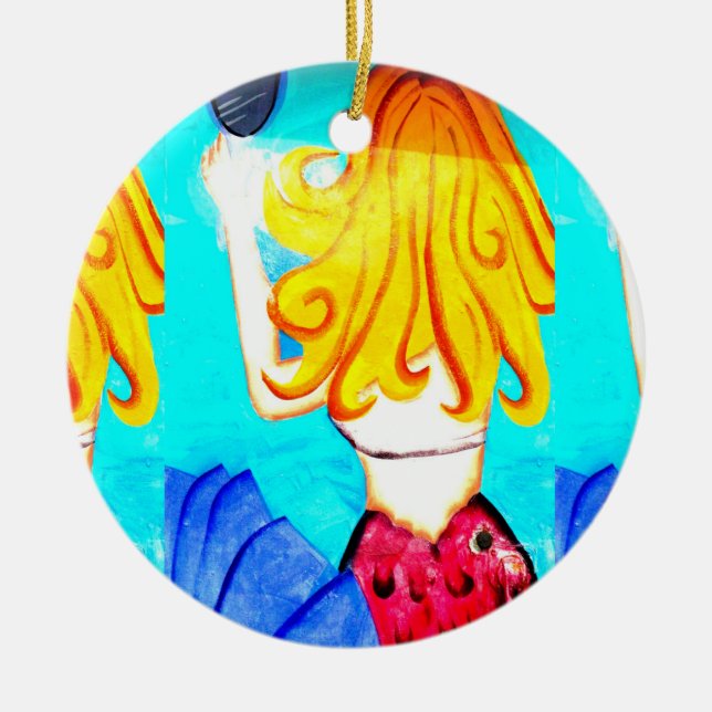 2 mermaid ornament (Front)