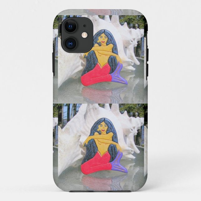 2 mermaids sitting case (Back)