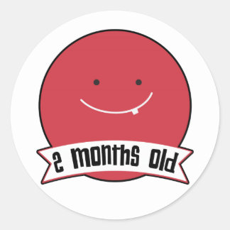 2 Month Stickers | Zazzle