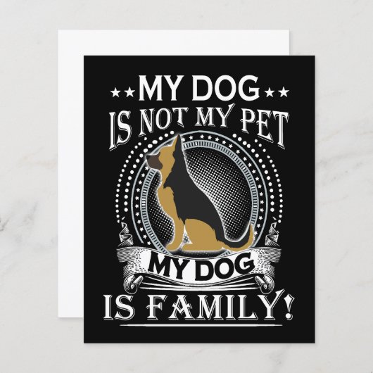 2 My Dog Is Not My Pet My Dog Is Family (Front/Back)