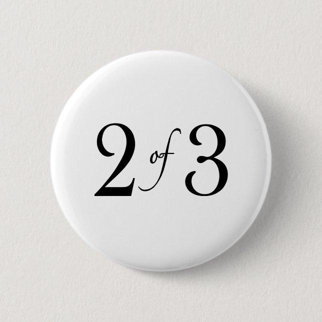 2 of 3 (middle child) button (Front)