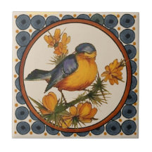 #2 of 5 Repro 1890s Doulton Lambeth Hand painted