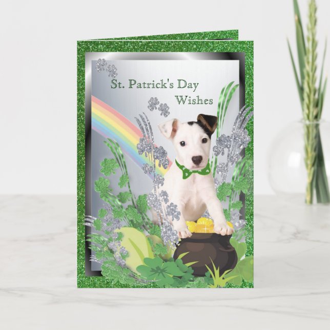 2. Original Jack Russell Health Luck Happiness Card (Front)