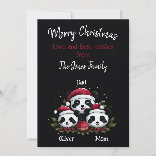 2 Parents 1 Kid _ Christmas Family  Holiday Card