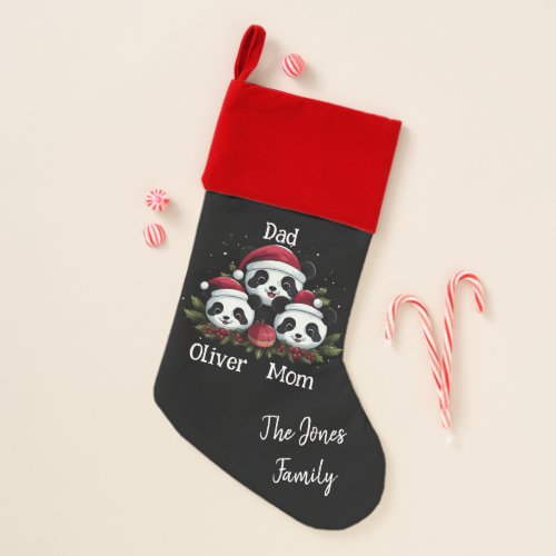 2 Parents 1 Kid _ Family  Christmas Stocking