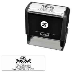 2 Parents, 5 Children Design - Self-inking Stamp