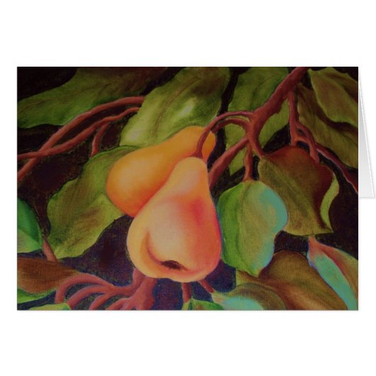 2 pears cards (Front Horizontal)