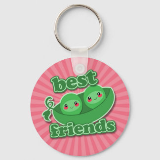2 PEAS  BEST FRIENDS KEYCHAIN