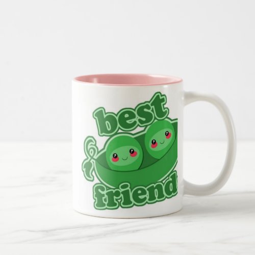 2 PEAS  BEST FRIENDS Two_Tone COFFEE MUG