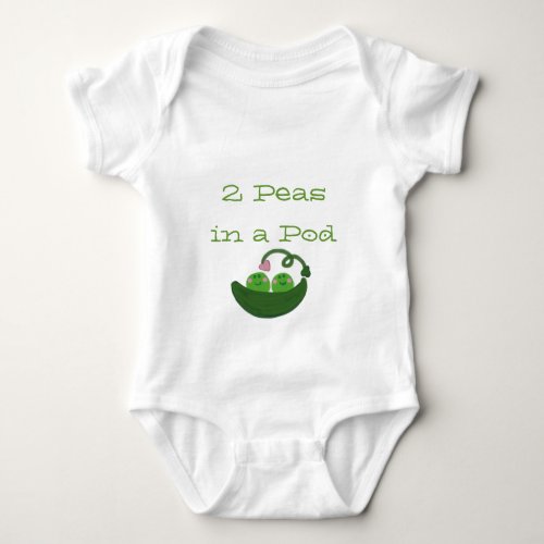 2 Peas in a Pod Baby Bodysuit