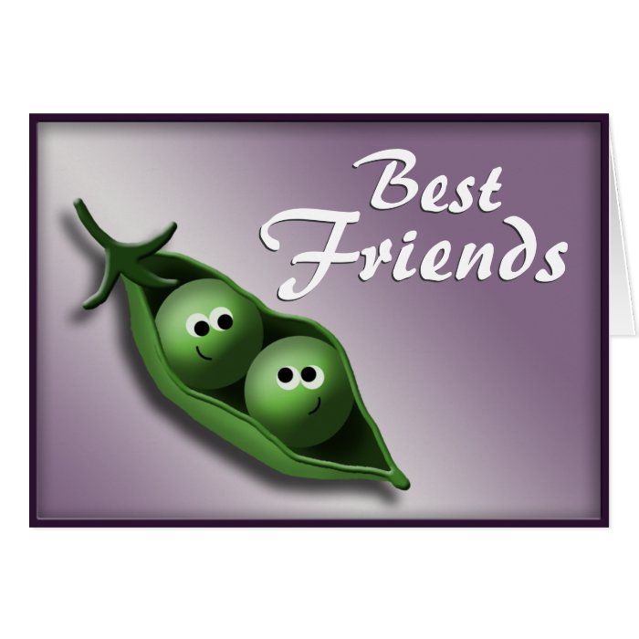 2 Peas in a Pod ~ Best Friends Notecards Greeting Cards