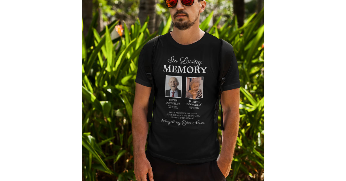 Memorial In Loving Memory Photo T-Shirt