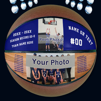 2 PHOTO and Personalized Custom Made Basketball