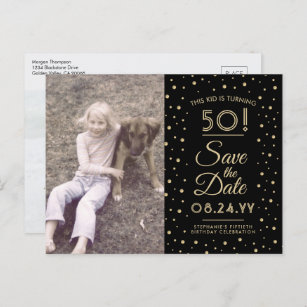 80th Birthday Save The Date Postcards No Minimum Quantity Zazzle