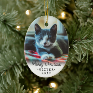 Cat Christmas Ornaments Zazzle 100 Satisfaction Guaranteed