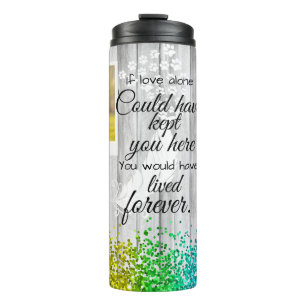 2 Photo Collage Pet Memorial Remembrance Thermal Tumbler