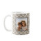 2 Photo Collage - Taupe Quatrefoil and Monogram
