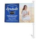 2 Photo Congrats Royal Blue & White Graduation