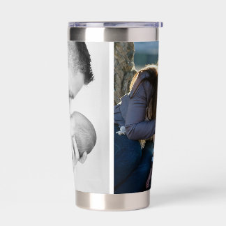 2 Photo Custom Double Sided  Insulated Tumbler