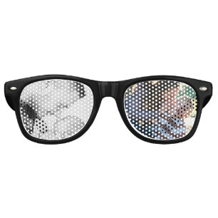2 Photo Custom Double Sided  Retro Sunglasses