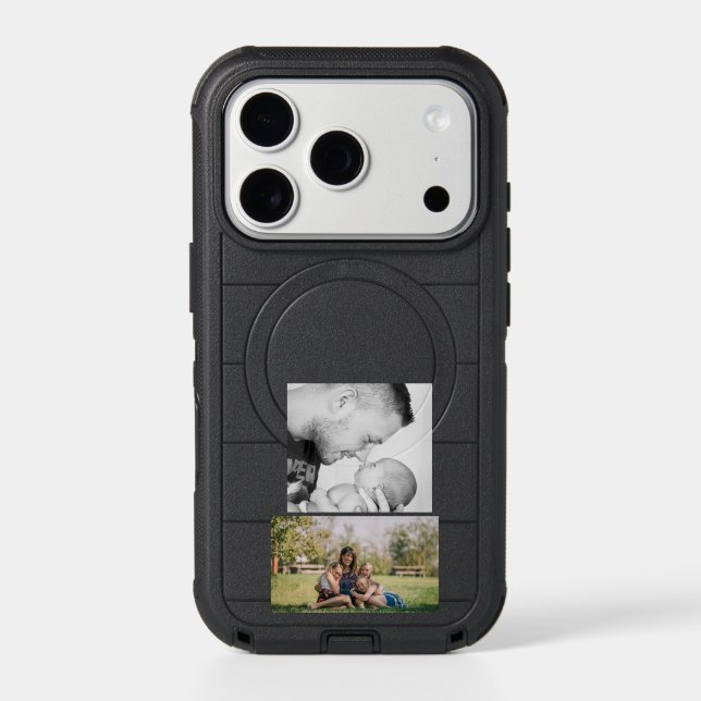 2 Photo Custom  Otterbox iPhone Case (Back)