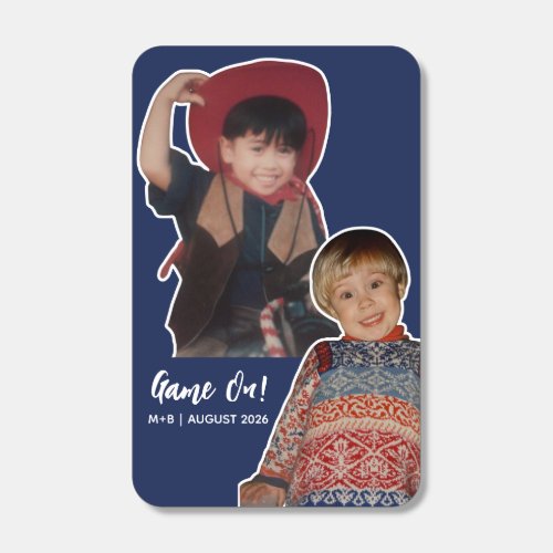 2 photo Custom Text Matchboxes