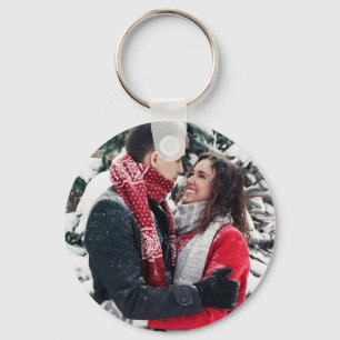 2 Photo Double Sided Custom Keychain
