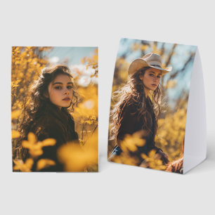 2 Photo Double-Sided Photo Paper Table Tent