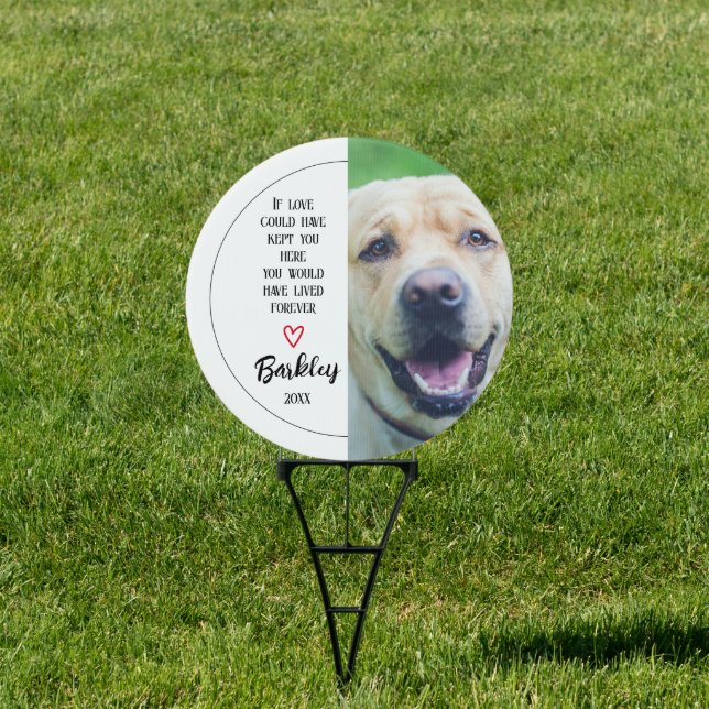 2 Photo Memorial Personalized Custom  Sign (Insitu)