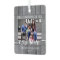 2 Photo New Home First Christmas Gray Faux Wood