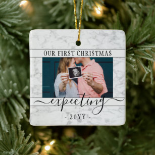 sonogram christmas ornament