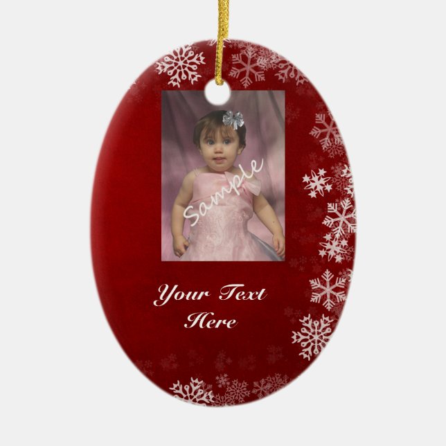 2 Photo / Red & Blue Side Ornament (Front)