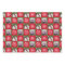 2 Photo - Red Green Merry Christmas Snowflakes