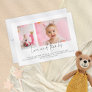 2 Photo Script 1st Birthday Party Thank You Card