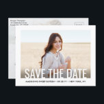 2 Photo Sweet 16th Birthday Modern Save the Date Announcement Postcard<br><div class="desc">Invite family and friends to an elegant Sweet 16th celebration for her or him with this modern minimalist 2 photo save the date invitation postcard. All text is simple to customize. (IMAGE PLACEMENT TIP: An easy way to center a photo exactly how you want is to crop it before uploading...</div>