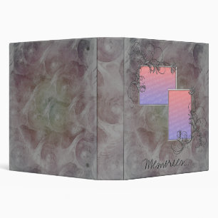 2 Photo Template Embossed Effect Memories Binder