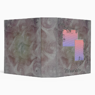2 Photo Template Embossed Effect Memories Binder