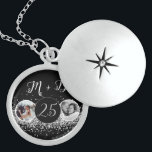 2 Photo Then and Now Wedding Anniversary Locket Necklace<br><div class="desc">2 Photo Then and Now Wedding Anniversary</div>