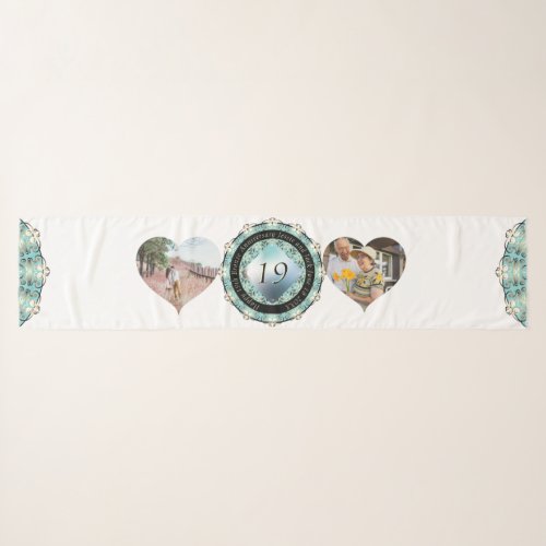 2 Photos 19th Wedding Anniversary   Scarf