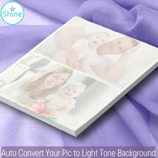 2 Photos Auto Convert Pic to Light Tone Background Notepad (Creator Uploaded)