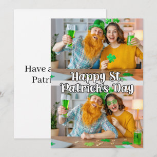 2-photos Custom Modern Template St. Paddys