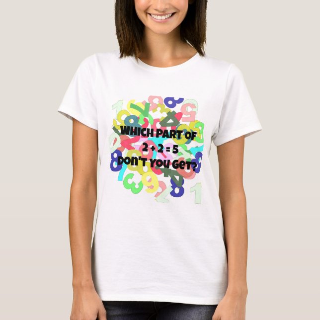 2 Plus 2 Equals 5 women's T-shirt (Front)