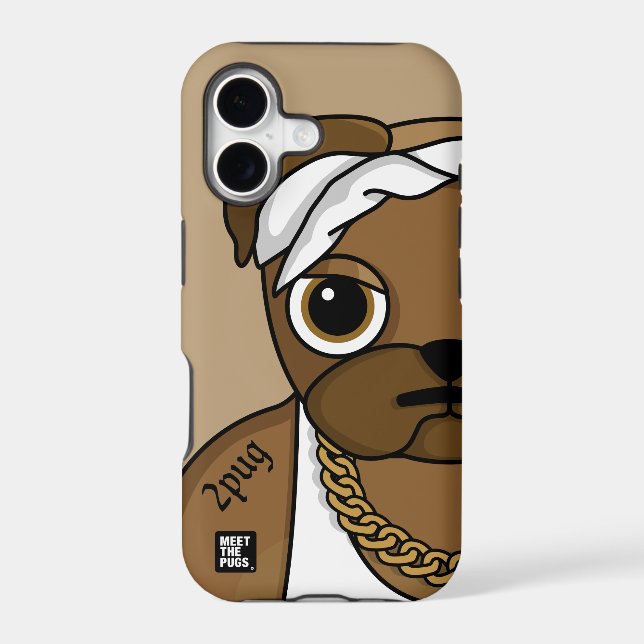 2 PUG Case-Mate iPhone CASE (Back)