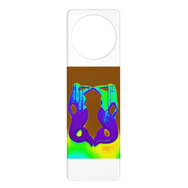 2 purple mermaids hanger (Front)